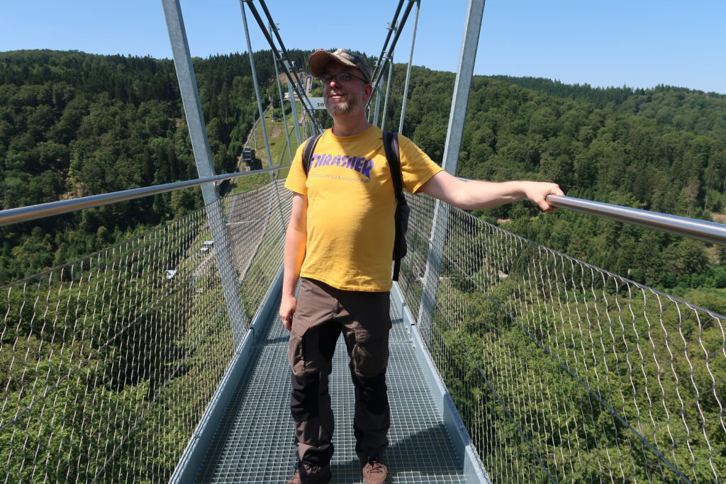 Wanderung von Bestwig nach Meschede/Wanderung  Willingen mit Begehung Skywalk, Juli 2023