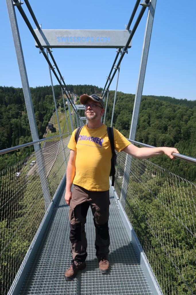 Wanderung von Bestwig nach Meschede/Wanderung  Willingen mit Begehung Skywalk, Juli 2023