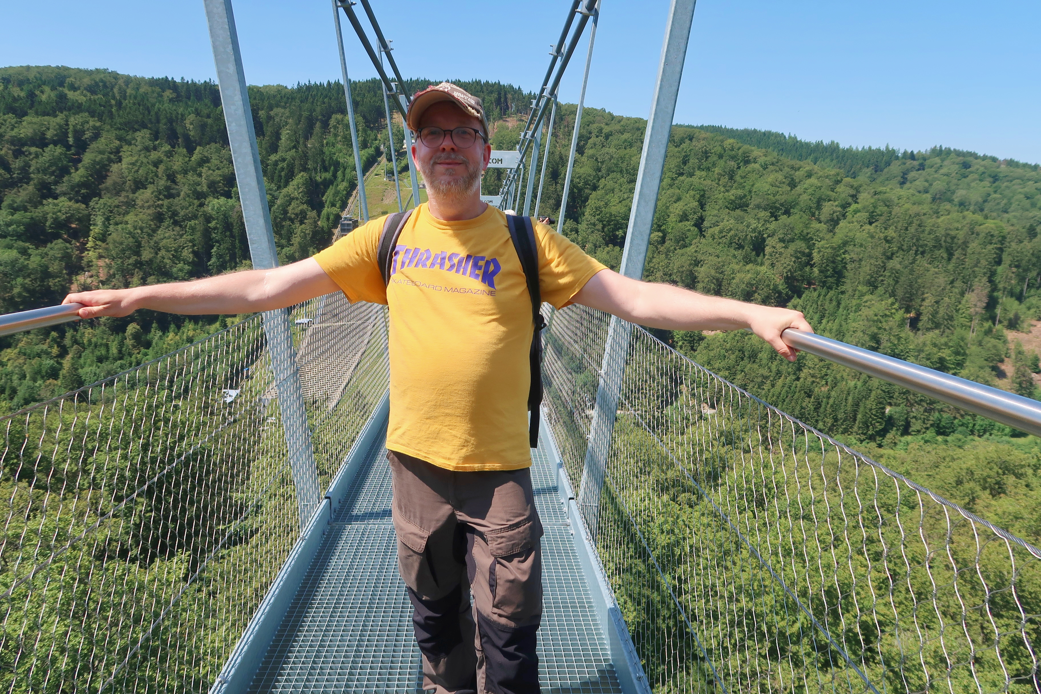 Wanderung von Bestwig nach Meschede/Wanderung  Willingen mit Begehung Skywalk, Juli 2023