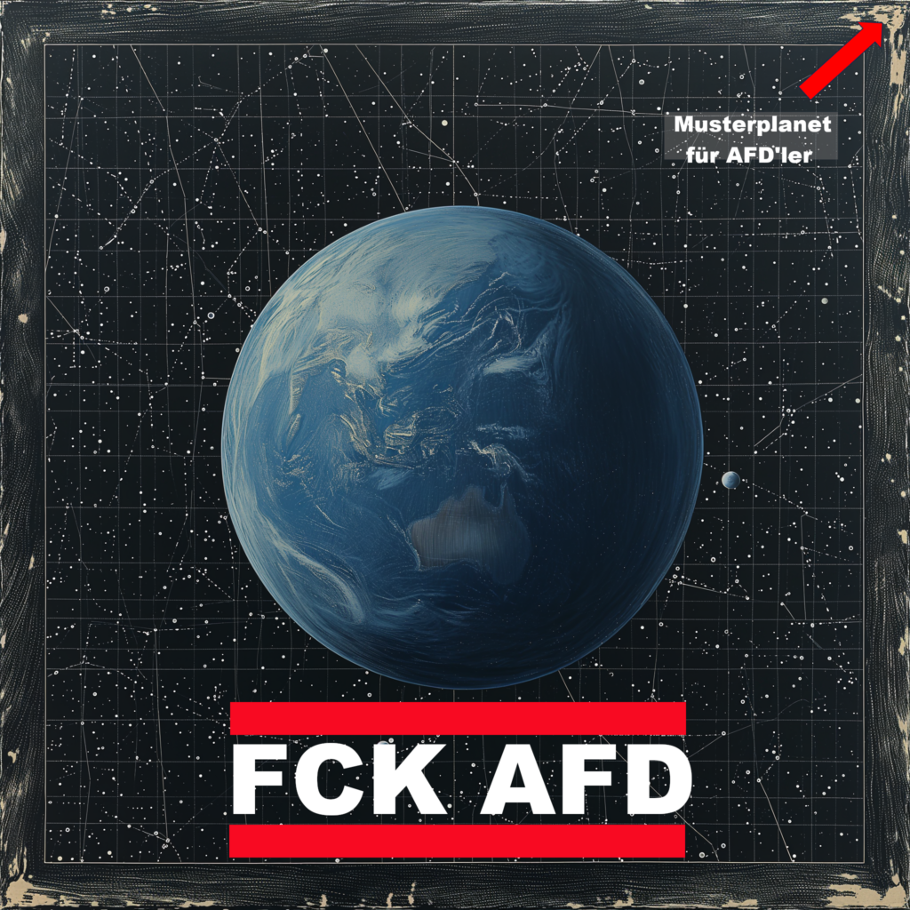 Nie wieder ist jetzt oder: FCK AFD!