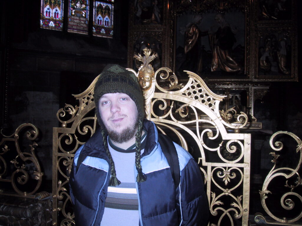 Kirchenarchitektur und Eindrücke aus dem Veitsdom, Reisefoto Prag Dezember 2003