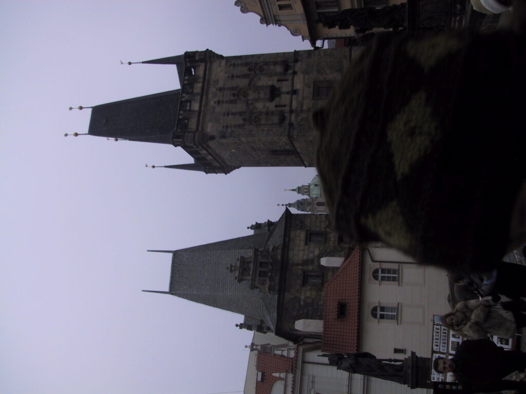 Türme, Plätze und Denkmäler, Reisefoto Prag Dezember 2003