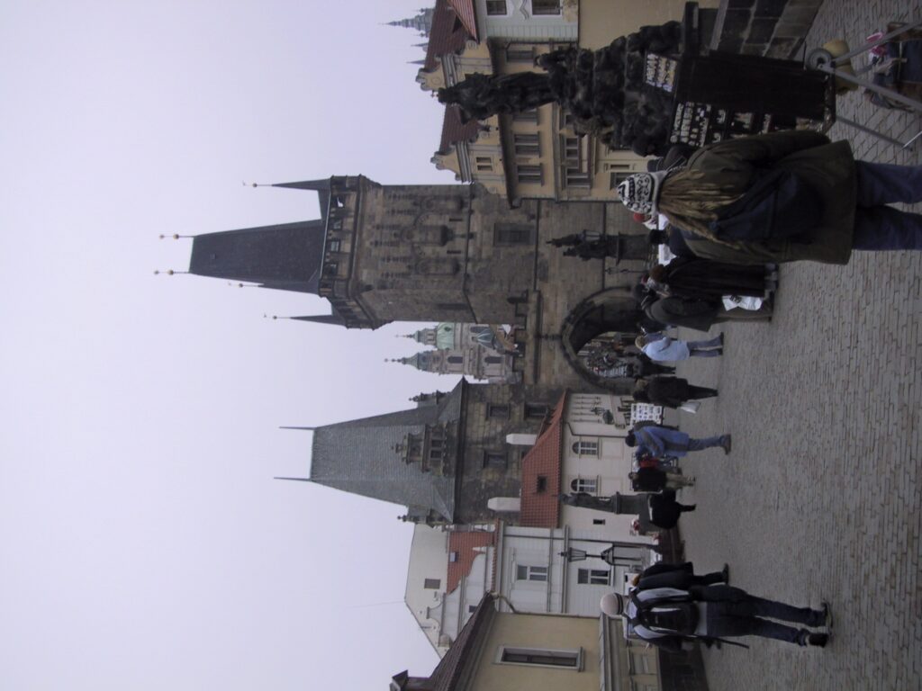 Türme, Plätze und Denkmäler, Reisefoto Prag Dezember 2003