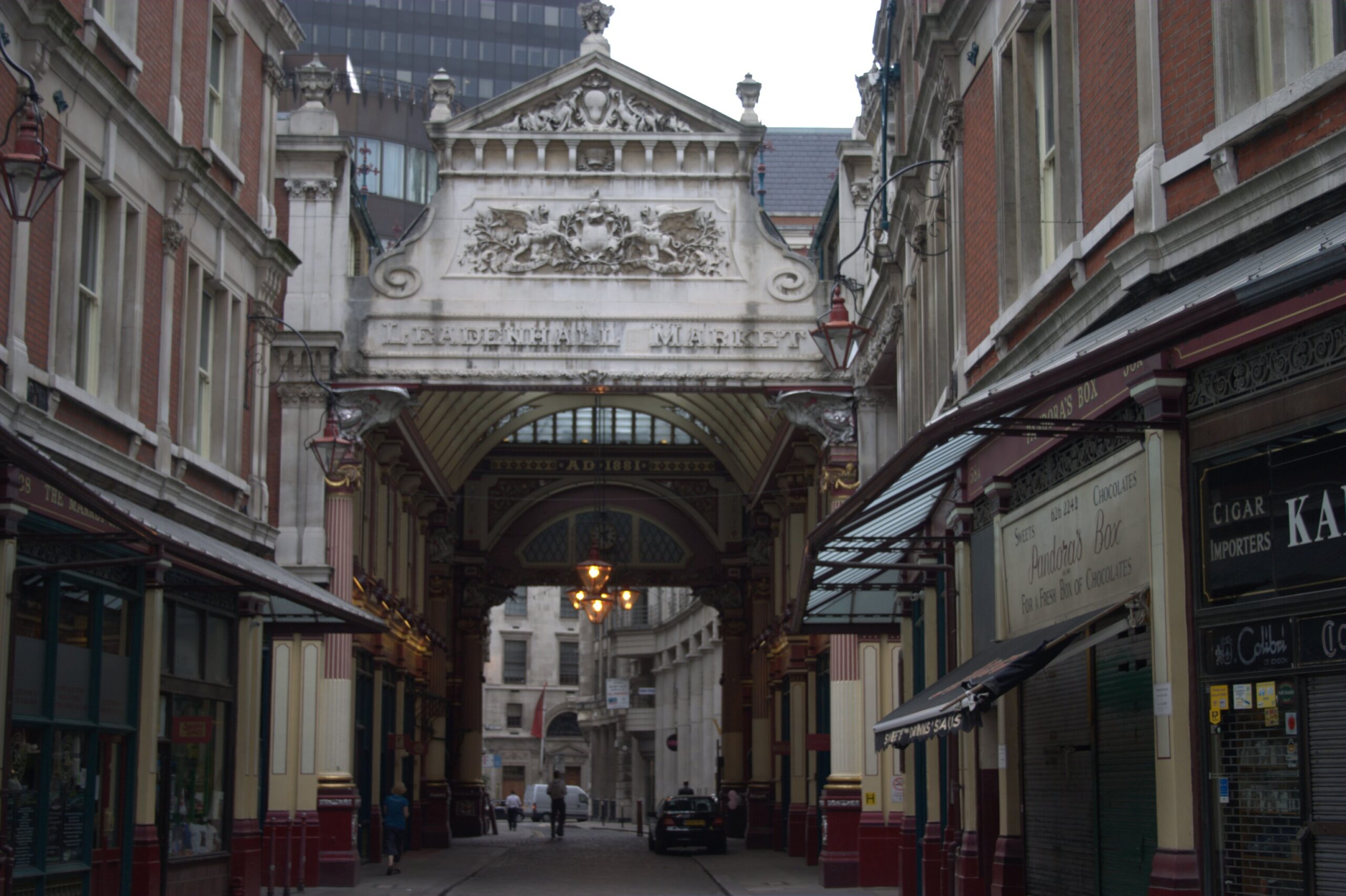 Die viktorianische Markthalle Leadenhall Market