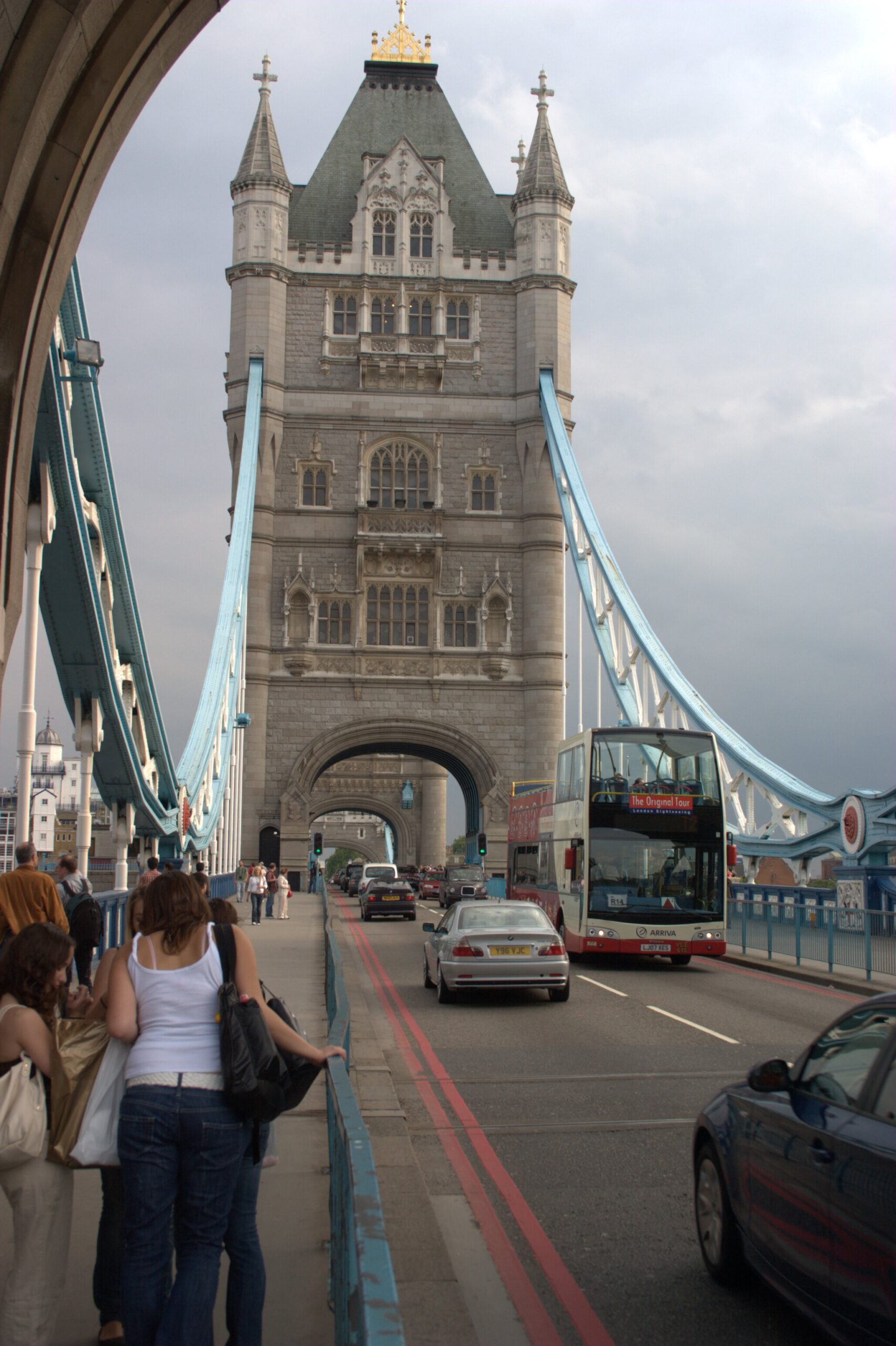 An der Tower Bridge – mit Fotos von mir vor dem Wahrzeichen